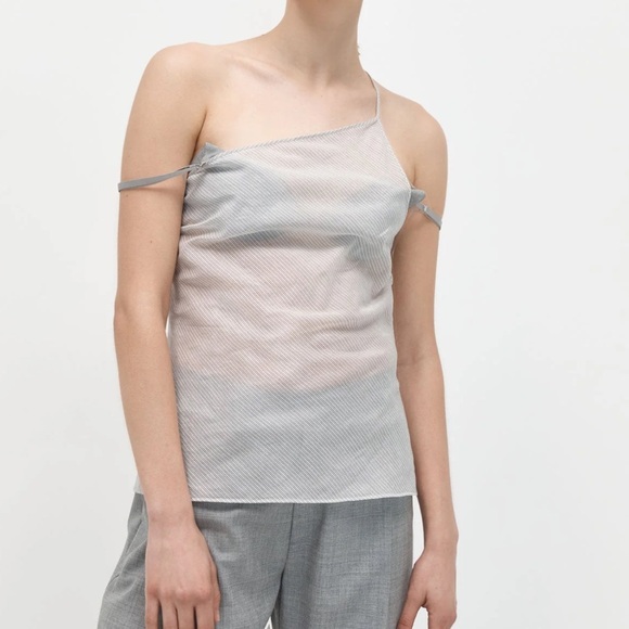St. Agni Asymmetric One Shoulder Top - Picture 1 of 3